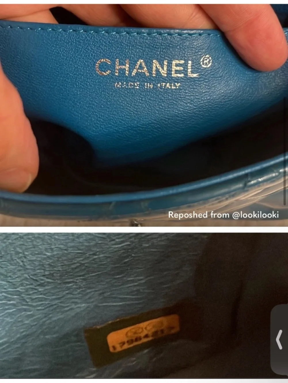 Vintage Chanel mini square flap
